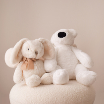 Ins Nordic plush toy handmade child soothing rabbit duck polar bear penguin sleeping animal doll