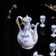 Rượu vang Jingdezhen Bộ rượu vang một pound rượu vang trắng Cốc rượu vang ly Hip Hip Suite Suite hầm rượu