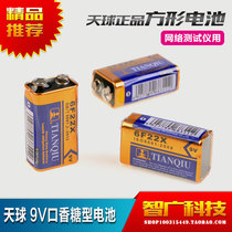 Tianqiu original 9V battery 6F22X toy battery measuring line instrument battery Microphone battery