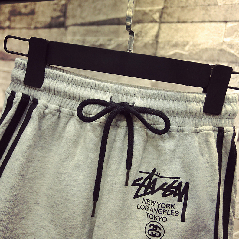 Mùa hè mới quần thể thao quần short phụ nữ chạy lỏng giản dị eo cao bãi biển yoga nóng quần cotton nhà ngủ quần short nam