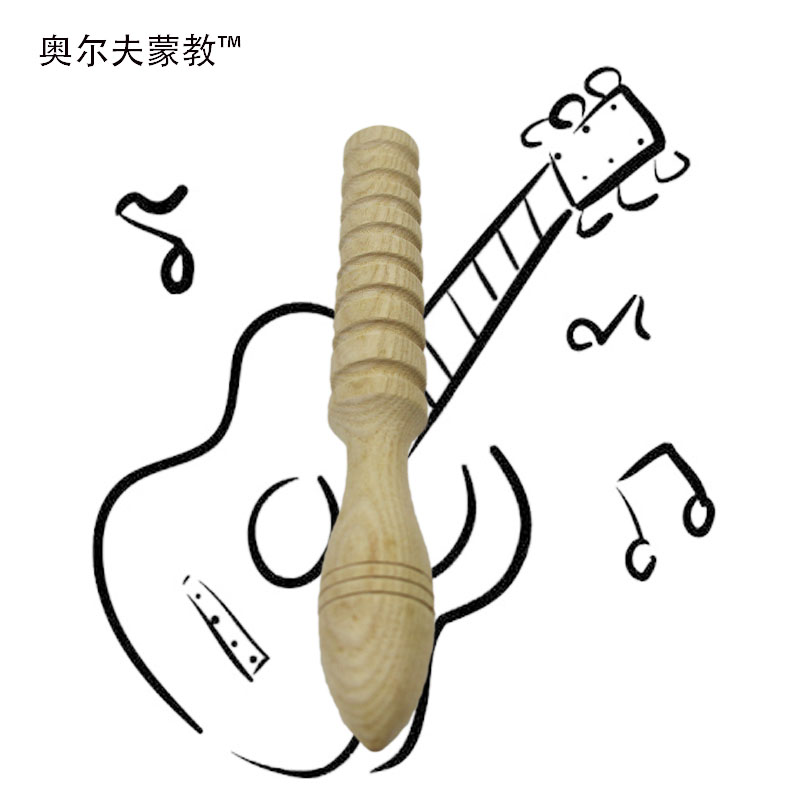 Khuyến mãi nhà máy Orff trẻ em bộ gõ giáo dục sớm đồ chơi âm nhạc hỗ trợ giảng dạy Gỗ cạo râu - Đồ chơi nhạc cụ cho trẻ em đồ chơi âm nhạc cho bé