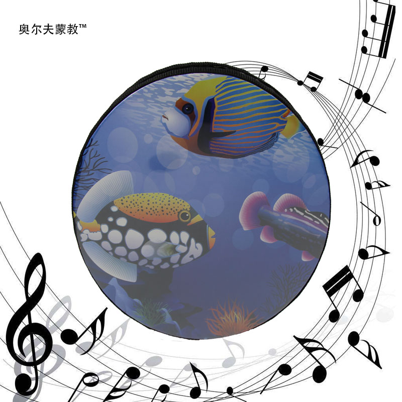 Nhà máy khuyến mãi Nhạc cụ gõ Orff Giáo dục sớm âm nhạc đồ chơi trợ giảng 8 inch hạt sắt tiểu học và trung học biển trống - Đồ chơi nhạc cụ cho trẻ em đàn ukulele cho bé