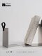 Mide Stainless Steel Bookends Record Magazine Storage File Rack Student Desk Divider Creative Metal Soft Decoration