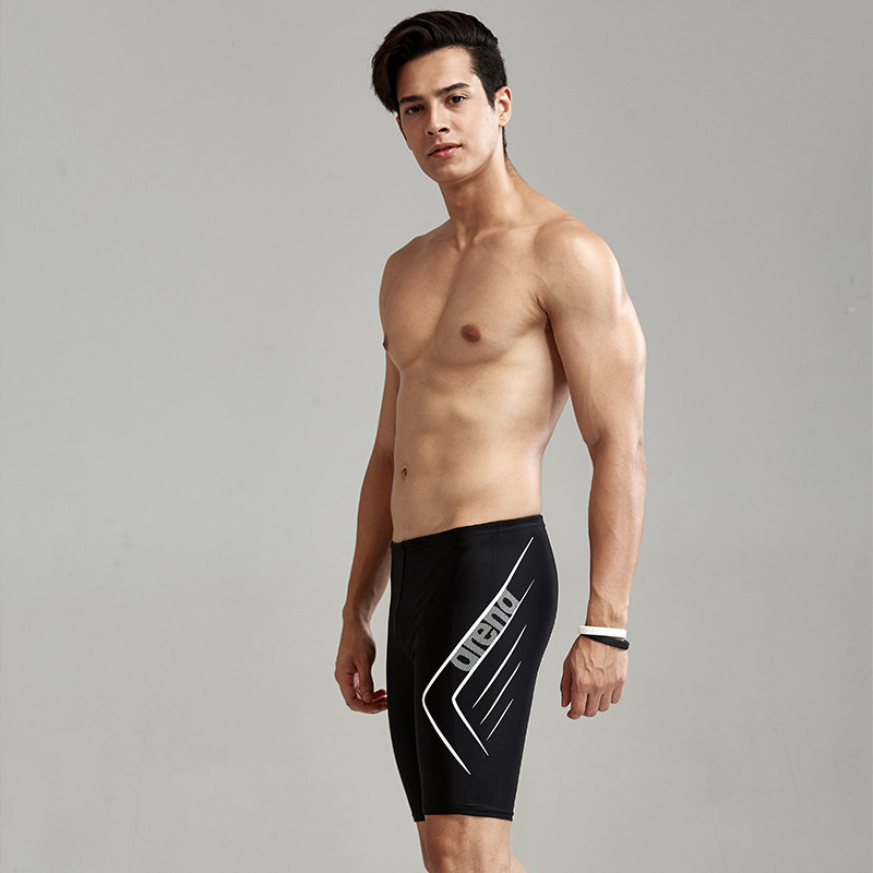 Arena Arina swimming trunks men's five-point knee-length quick-drying professional boxer large size beach swimming trunks equipment