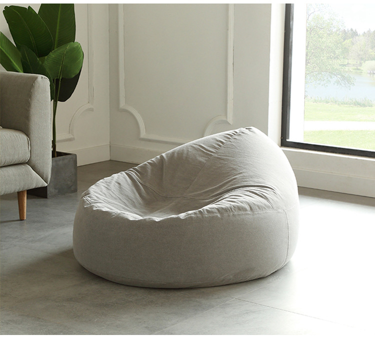 Fabric sofa Nordic simple modern single creative lazy sofa tatami bedroom living room removable washable bean bag