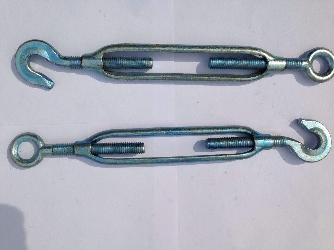 Florin Screws M6 Wire Rope Pull Tightener Galvanized Flower Blue Screw Flower Basket Bolt Open Body Florin Lager Tightener