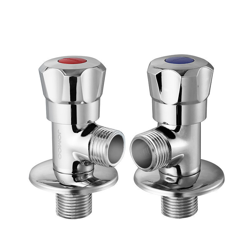 (stores same section) JOMOO Nine pastoral brass casting single cold single hot triangular valve 7411 4411