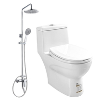 Jiu Mu anti-hot air can shower shower kit and water-saving anti-odor siphon sewage toilet combination set