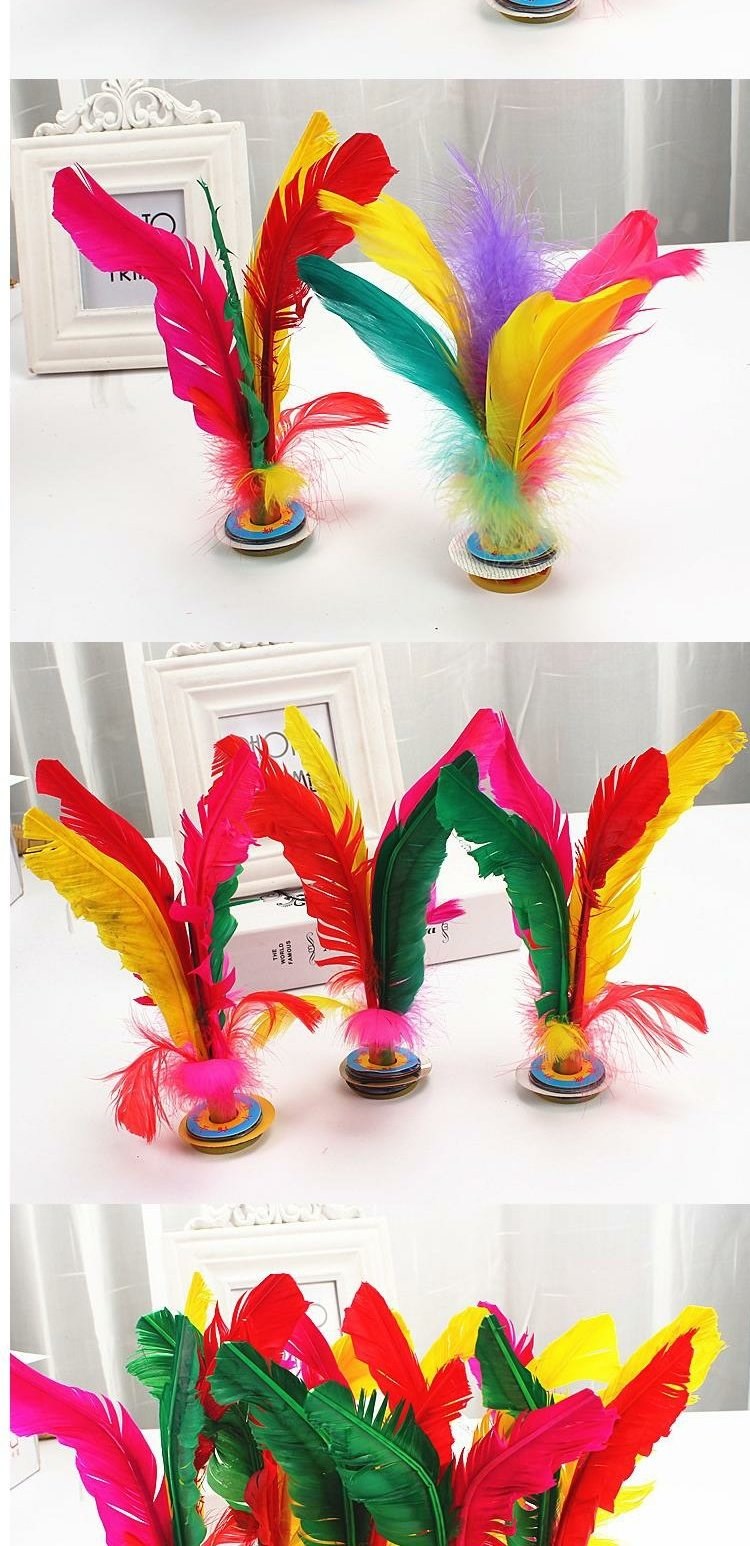 Học sinh thể dục trẻ em bọ cạp croquet lông lông gà đá trò chơi thể dục người lớn 毽 花 - Các môn thể thao cầu lông / Diabolo / dân gian cầu lông gà
