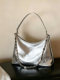 ກະເປົ໋າ crossbody ບ່າໜຶ່ງສີເງິນສຳລັບຜູ້ຍິງ 2026 ກະເປົາແຟຊັນຊັ້ນສູງ ຍອດນິຍົມສຸດຫຼູຫຼາ niche