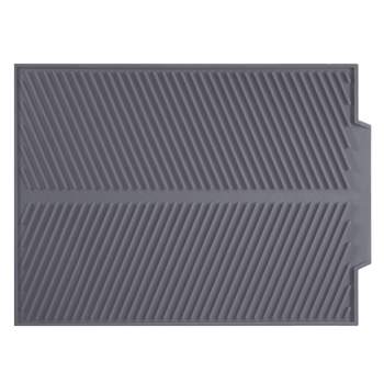 Increased kitchen counter drainage silicone kitchen drain mat