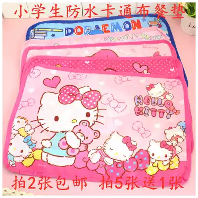 Student placemats cute cartoon children's table mats lunch insulation first grade waterproof tarpaulin ins placemats