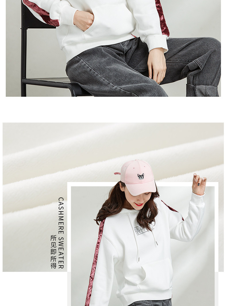 Sweatshirt femme en Coton - Ref 3216171 Image 13