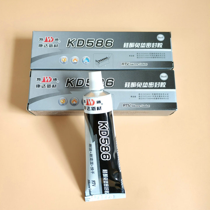 Wanda KD586 cushion-free silicone sealant mechanical anti-triple leakage high temperature resistant sealant RTV Shanghai Conda New material-Taobao