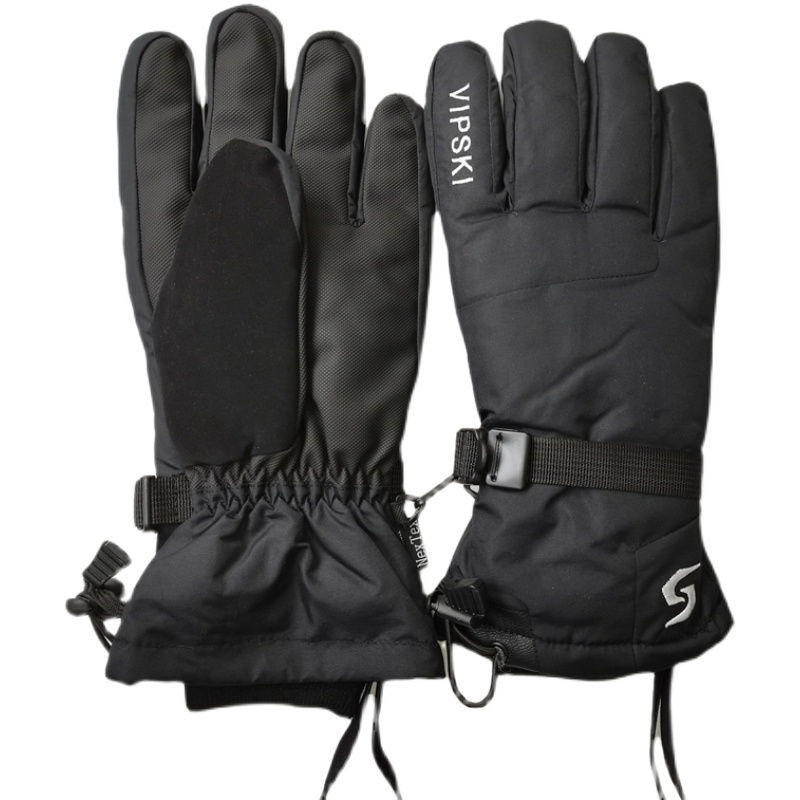 Free zone -- ski gloves adult with black L code winter thermal gloves