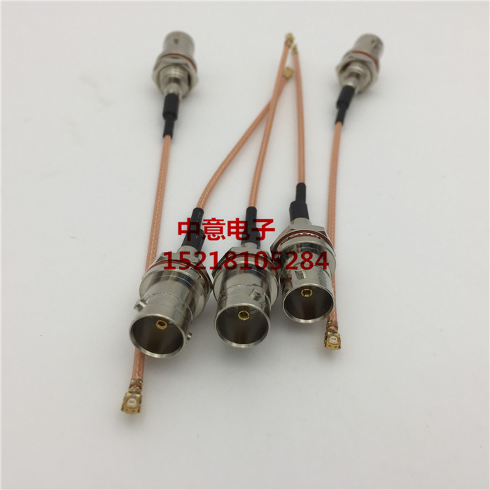 75 ohm BNC female to IPX female RG178 silver plated cable Copper BNC IPX-KK RF coaxial signal cable