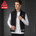 Áo vest nam mùa xuân 2018 thu đông mới thời trang cổ áo giản dị ấm áp áo thể thao vest nam áo khoác adidas trang Áo thể thao