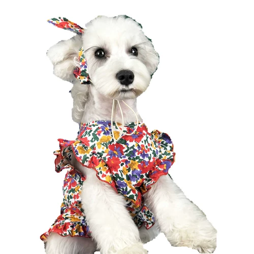 Летняя одежда, дышащее тонкое милое пляжное платье без рукавов, в цветочек