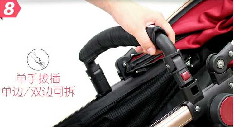 Tianrui Bailike Wisesonle ハイビューベビーカーアームレストダイニングトレイフルカバー蚊帳レインカバー