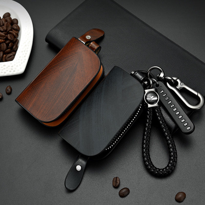 Car Key Bag Men And Women Generic Upscale Key Sets Auto Supplies Pull Chains Lock Creative Key Bag Car New