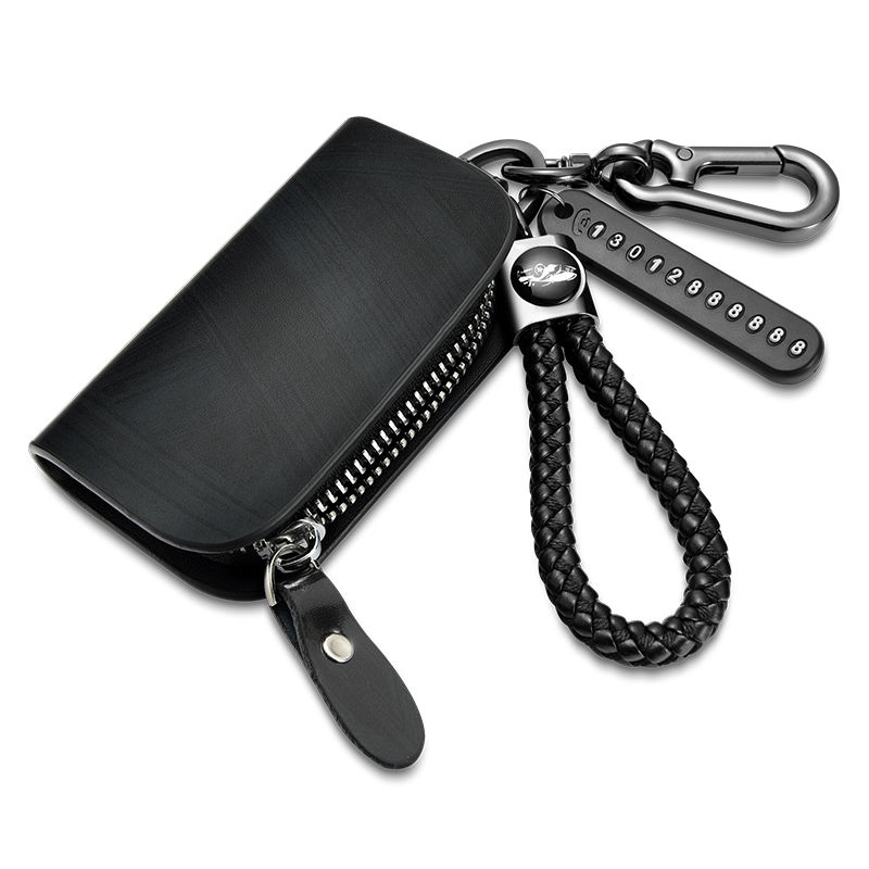 Car Metal Keychain Car Waist Keychain Men's and Women's Universal Keychain Car Supplies Key Case