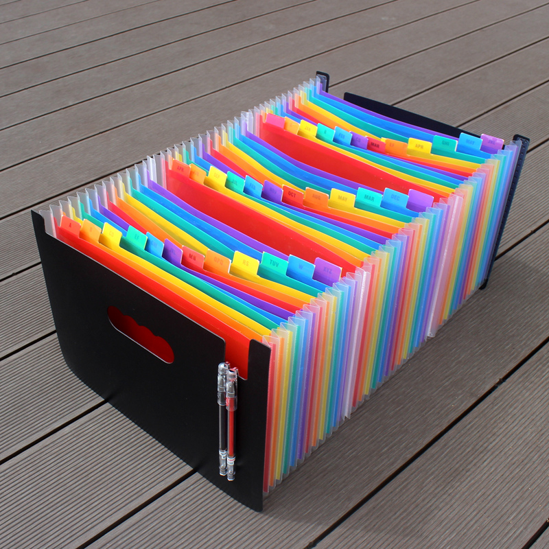 Vertical multi-card bit package large-capacity file rack test paper storage basket student desktop multi-layer insert folder small fresh