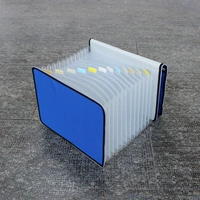 13 слоев темно -синего+белая внутренняя страница