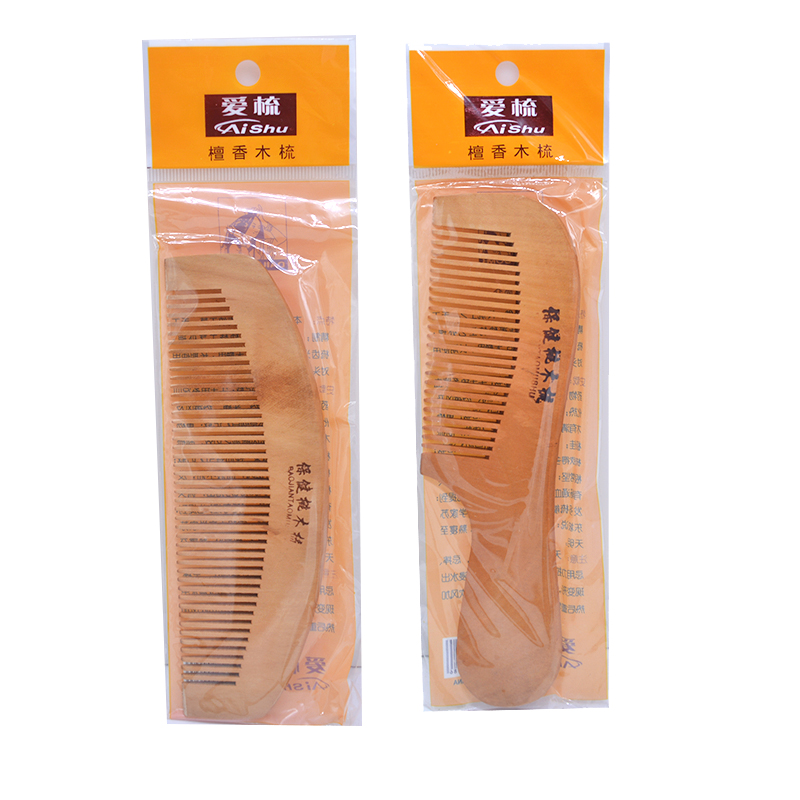 Wooden comb, wooden comb, makeup comb, wooden comb, with handle and without handle