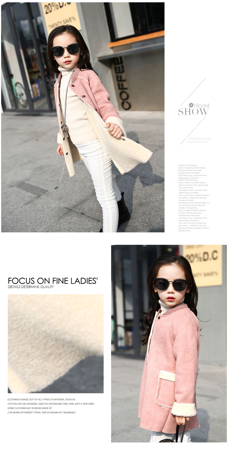 Manteau pour fille en cachemire - Ref 2162407 Image 26