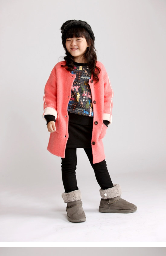 Manteau pour fille en cachemire - Ref 2161593 Image 19