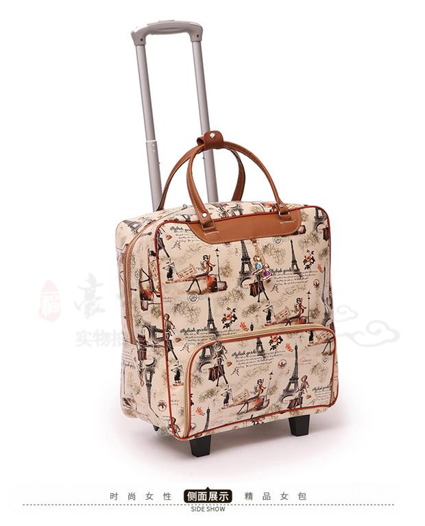 Xe đẩy túi túi du lịch nữ trọng lượng nhẹ nhỏ Hàn Quốc phiên bản của nhỏ sinh viên tươi không thấm nước công suất lớn du lịch đường ngắn túi duffel túi du lich