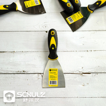 Talent decoration tools series Schultz 026 two-color plastic handle carbon steel putty knife blade 1 inch-8 inch