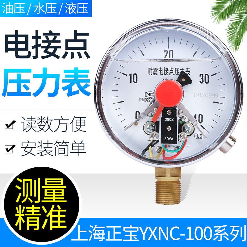 Shanghai Zhenbao Pressure Watch - Water Meter YNXC - 100 Antiseismic Hydraulic Pressure Surface Water Meter