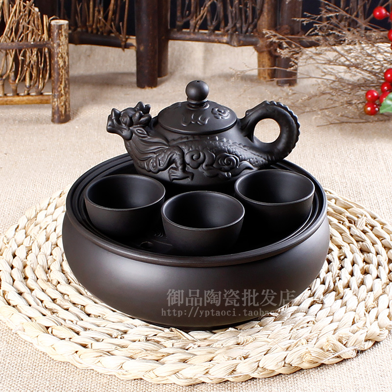 Tea Set Set Special Price Purple Sand Teapot Tea Tray Tea Dish set of ceramic Yixing Kung Fu Office Home