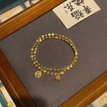 New Chinese style enamel treasure bracelet for women in the year of birth stacked and wrapped bracelets New Year trinkets and gifts