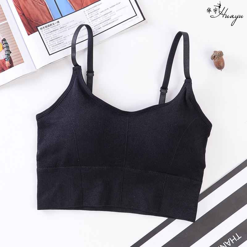 Huayu new belly dance sexy back hollow women's chest wrap sports suspenders bottom wrap chest straps chest pad underwear women