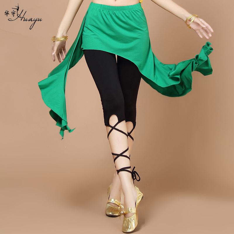 Belly Leather Dance New Short Dress Sexy Practice Dresses Irregular Bag Hip Napkins Dancer Dress Dance Practice Adult Women