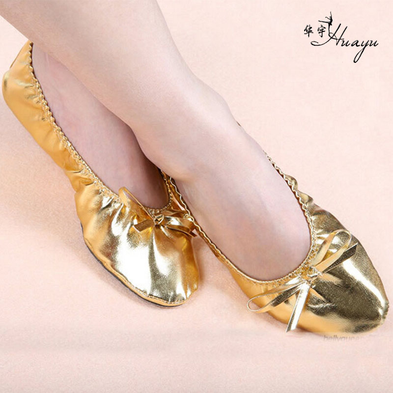 Belly dance shoes special dance shoes women's soft bottom practice dance shoes children Women's ethnic Indian adult flat performance shoes