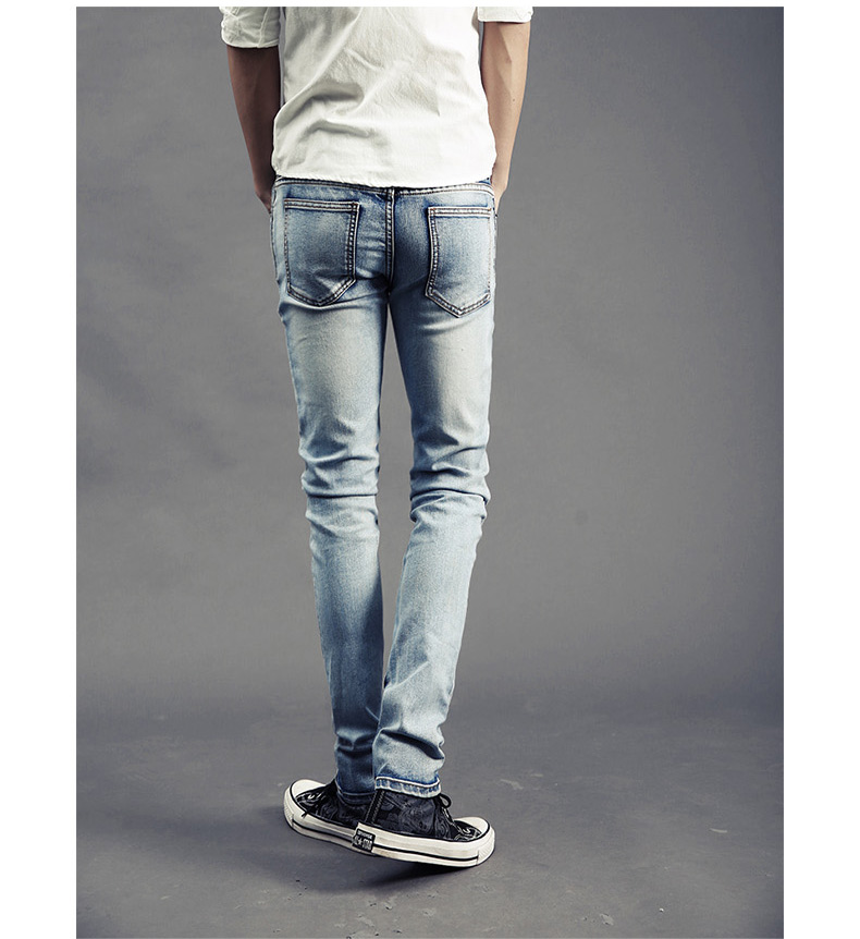 Jeans pour adolescent pieds Slim GURBAKS en coton pour Quatre saisons - Ref 1485897 Image 21