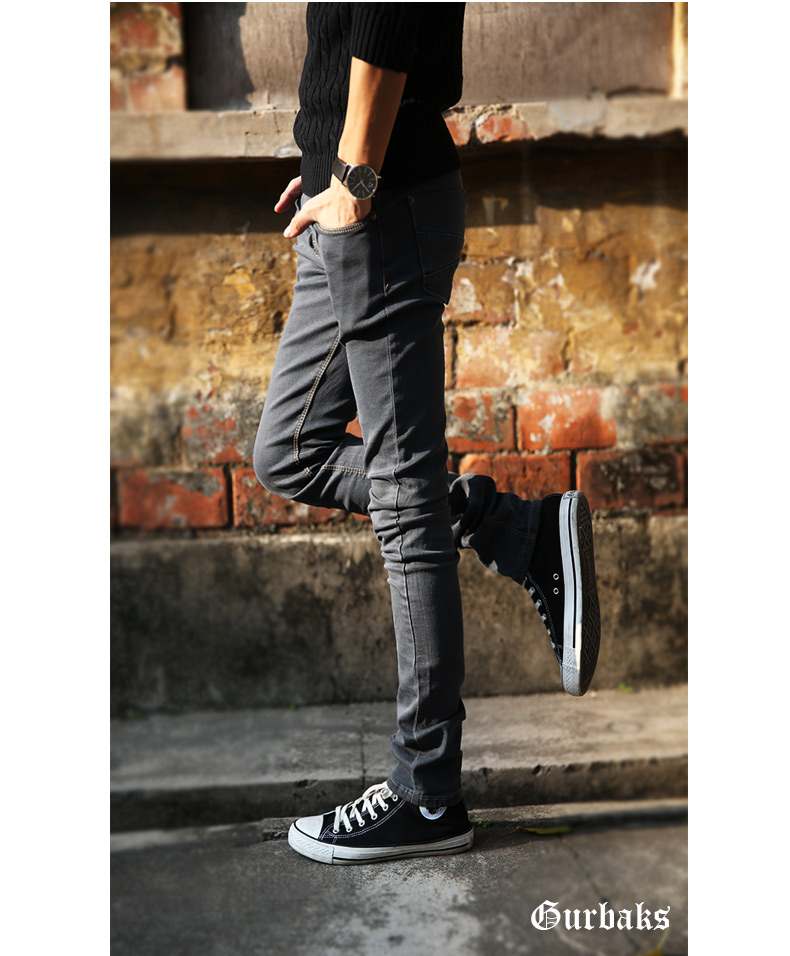 Jeans pour jeunesse pieds Slim GURBAKS pour printemps - Ref 1477824 Image 20