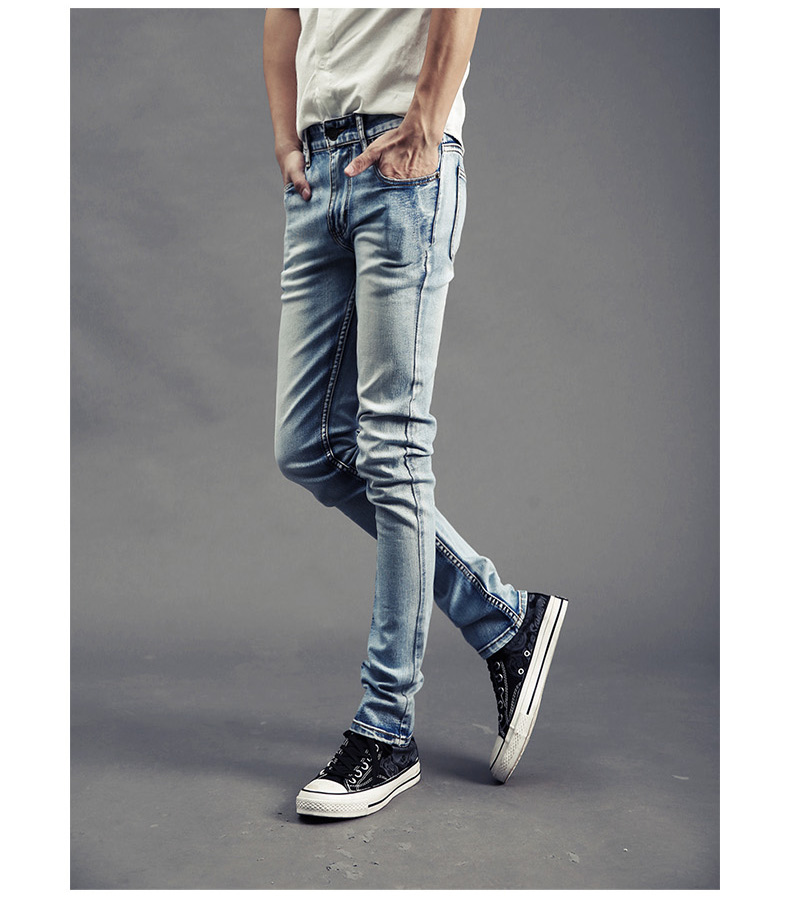 Jeans pour adolescent pieds Slim GURBAKS en coton pour Quatre saisons - Ref 1485897 Image 17