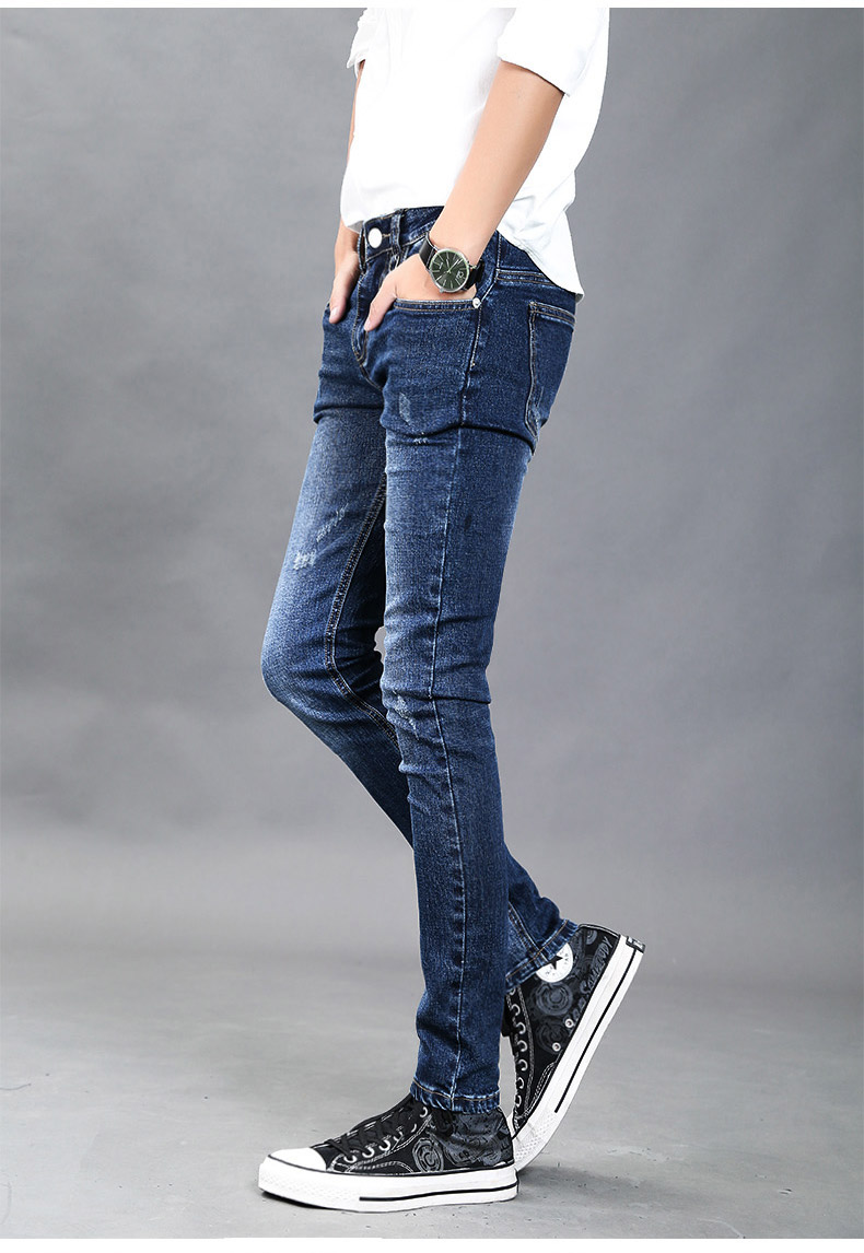 Jeans pour jeunesse pieds Slim GURBAKS en coton pour Quatre saisons - Ref 1485786 Image 20