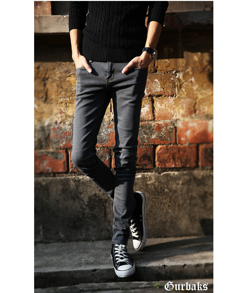 Jeans pour jeunesse pieds Slim GURBAKS pour printemps - Ref 1477824 Image 16