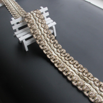 European style high-end curtain sofa cushion pillow decorative fabric lace foreign trade light edge accessories side decoration zero cut one meter