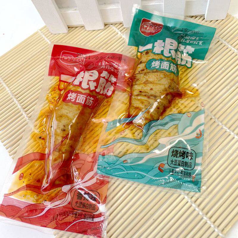 Soy Protein Products Bulk Spicy Barbecue Spicy Bean Dried Vegetarian Meat Snacks