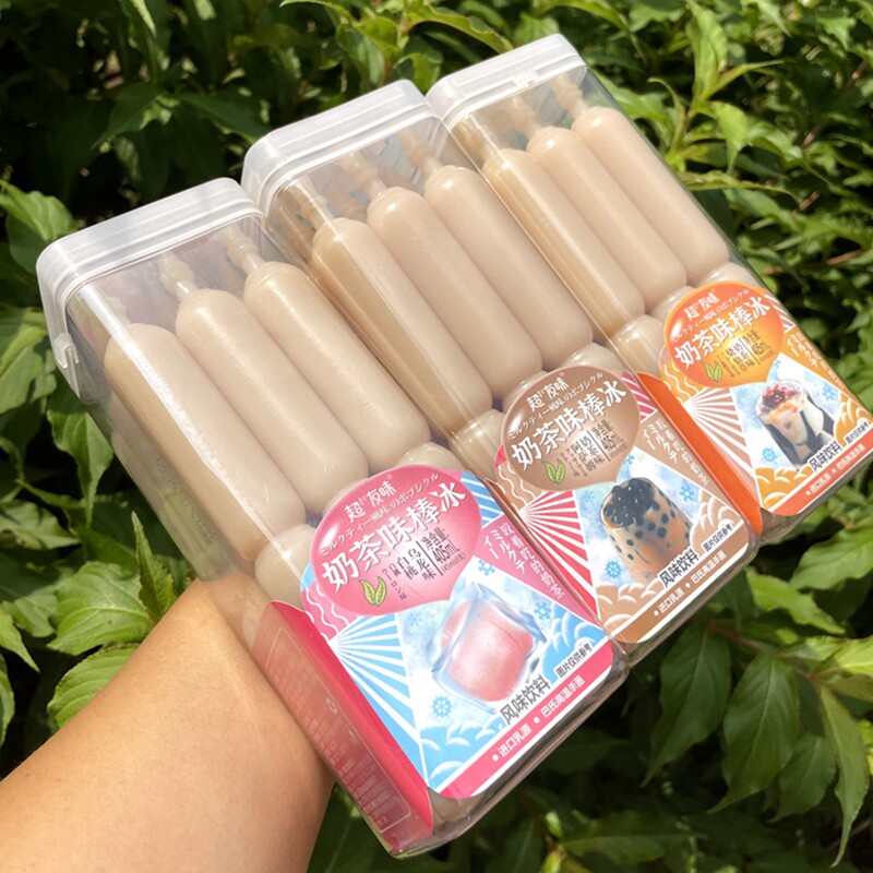 Super Friendly Milk Tea Bar Ice White Peach Oolong Arsa Burn Fairy Drink Summer Net Red Cold Drink Snacks