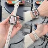 Применение Apple с Apple Watch8 тонкая силиконовая пряжка бабочка+PC Shell Iwatch76se2 Упражнение