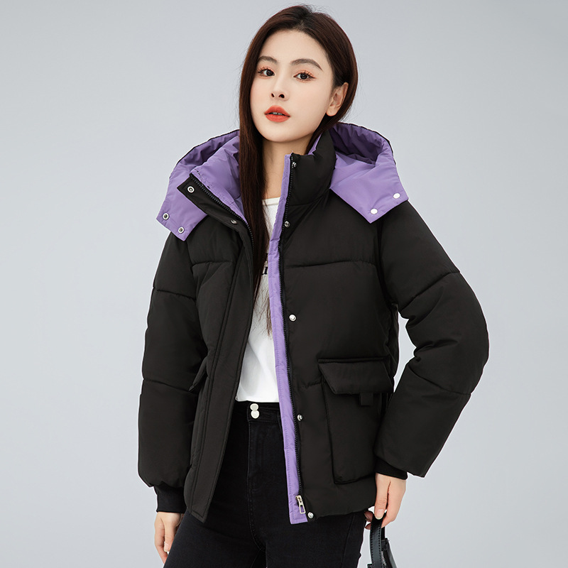 Off-Season Clearance Sale: Jiujiang Jiaxing Pinghu Women's down Jacket, 2025 New Short Hooded Coat, Cotton-Padded Jacket