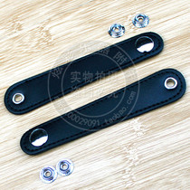 Accordion bellows buckle 8 16 32 48 60 72 80 96 120 Bass buckle All black cowhide strap