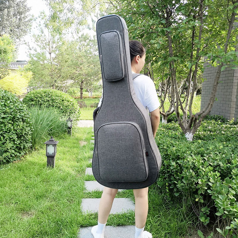 Easy Pvanguard EJ200 folk guitar kit Gibson SJ200 thickened double shoulder wood guitar bag 42 43 inch violin bag